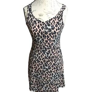 Wallflower 👗 Animal Print Sleeveless Dress Size M